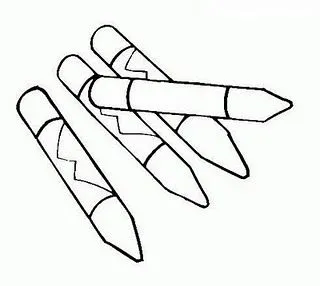 COLOREA TUS DIBUJOS: Dibujos de crayones para colorear COLOREA TUS DIBUJOS: Dibujos de crayones para colorear