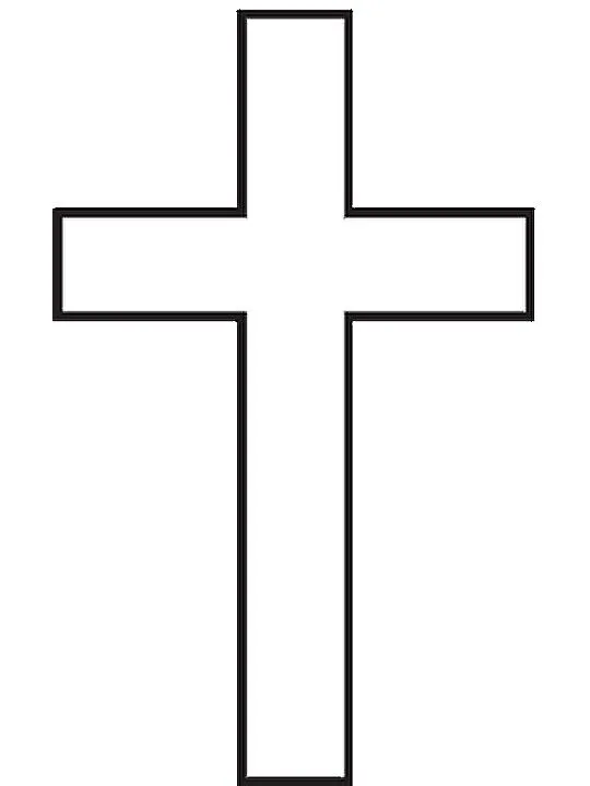 dibujo de cruz catolica - Buscar con Google | Plantillas ...