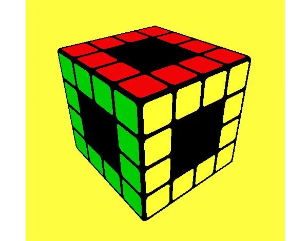Dibujo de Cubo de Rubik pintado por Axi37 en Dibujos.net el día 28 ...