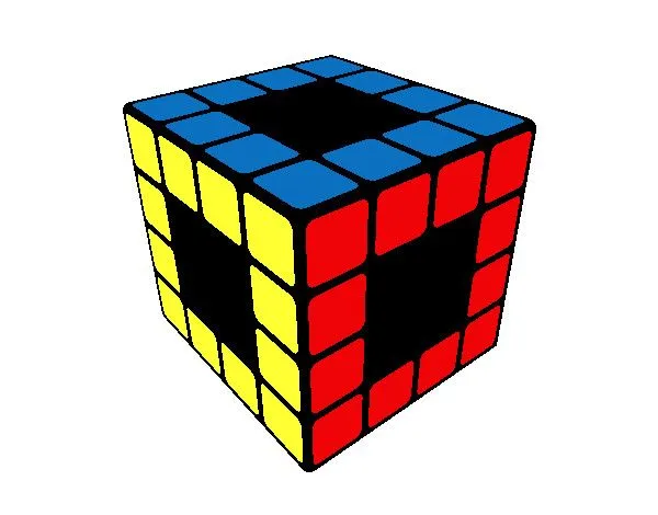 Dibujo de Cubo de Rubik pintado por Ivan12600 en Dibujos.net el ...