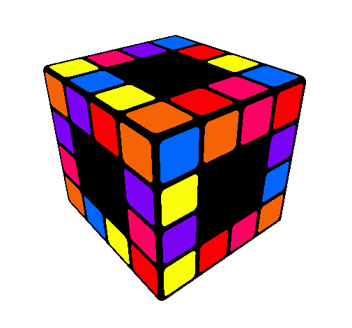 Dibujo de Cubo de Rubik pintado por Sakuu en Dibujos.net el día 21 ...