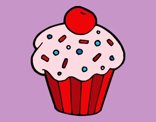 Dibujo de Cupcake pintado por Mscreativa en Dibujos.net el día 01 ...