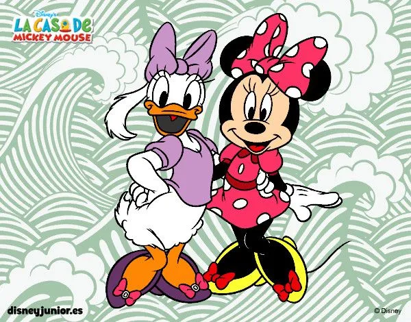 Dibujo de Daisy y Minnie pintado por Ximenaroes en Dibujos.net el ...