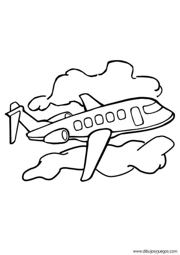 dibujo-de-aviones-para-colorear-006 | Dibujos y juegos, para ...