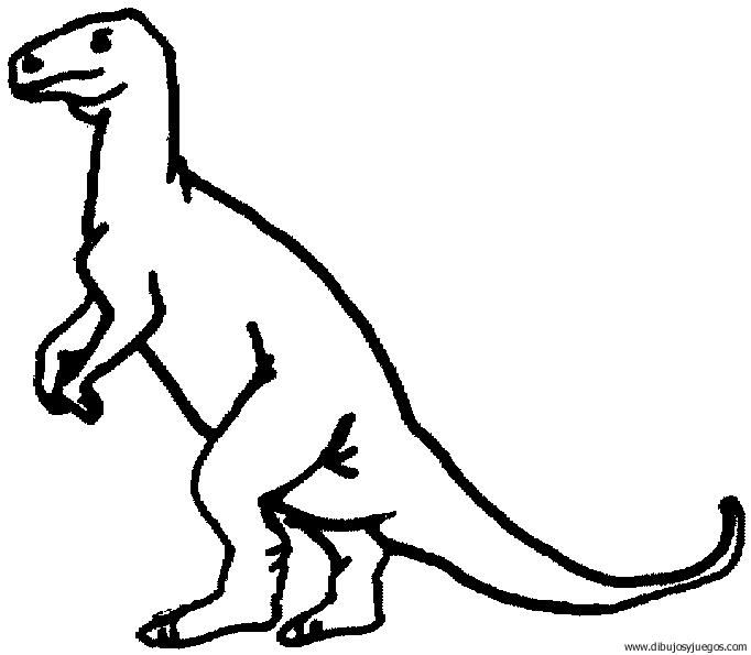 dibujo-de-dinosaurio-259 | Dibujos y juegos, para pintar y colorear