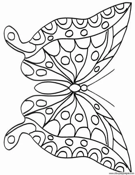 Dibujo de mariposa real para colorear - Imagui