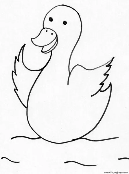 dibujo-de-pato-049 | Dibujos y juegos, para pintar y colorear dibujo-de-pato-049 | Dibujos y juegos, para pintar y colorear