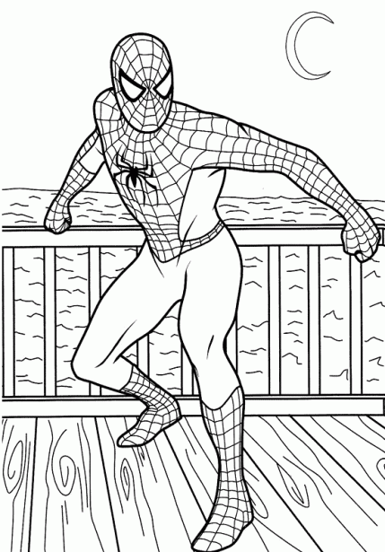 Dibujo-de-Spiderman-para- ...