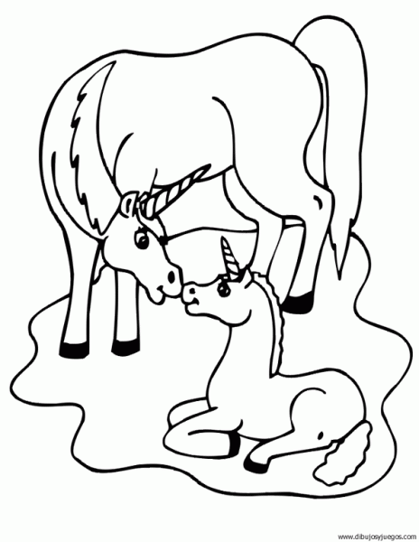 Dibujos de unicornios para colorear e imprimir - Imagui