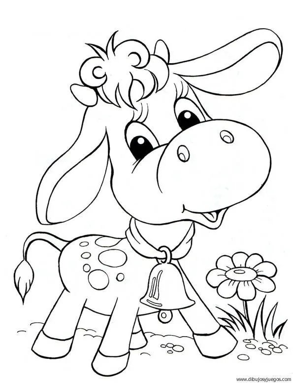 dibujo-de-vaca-055 | Dibujos y juegos, para pintar y colorear dibujo-de-vaca-055 | Dibujos y juegos, para pintar y colorear
