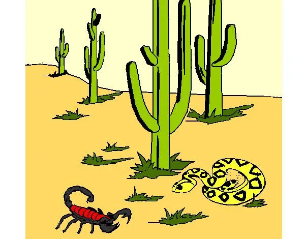 Dibujo de Desierto pintado por Charito en Dibujos.net el día 20-04 ...