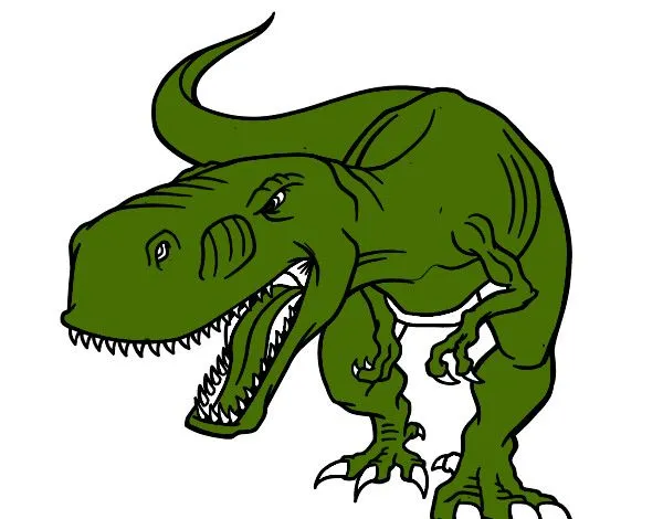 Dibujo de Dinosaurio enfadado pintado por Williansva en Dibujos ...
