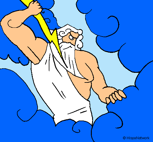 Zeus dibujo facil - Imagui