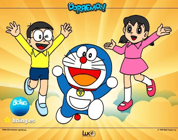 Dibujo de Doraemon y sus amigos pintado por Ismael04 en Dibujos ...