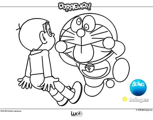 Dibujo de Doraemon y Nobita pintado por Leerose1 en Dibujos.net el ...
