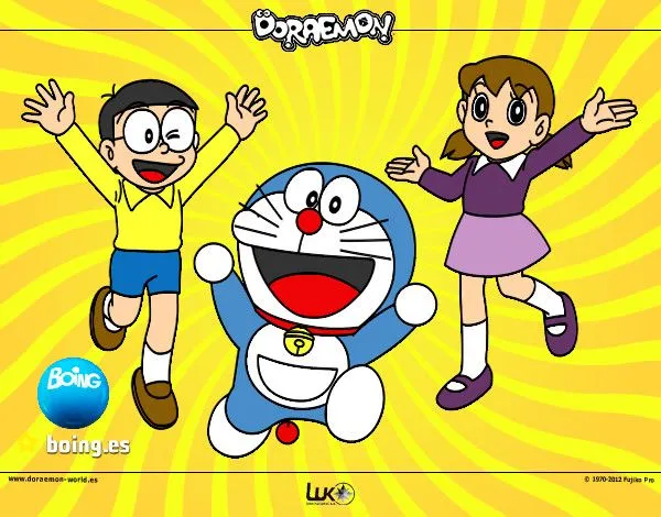 Dibujo de Doraemon,Novita y Sisuca pintado por Klaudia001 en ...