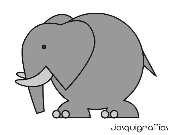 Dibujo de Elefante grande pintado por Aleclawden en Dibujos.net el ...
