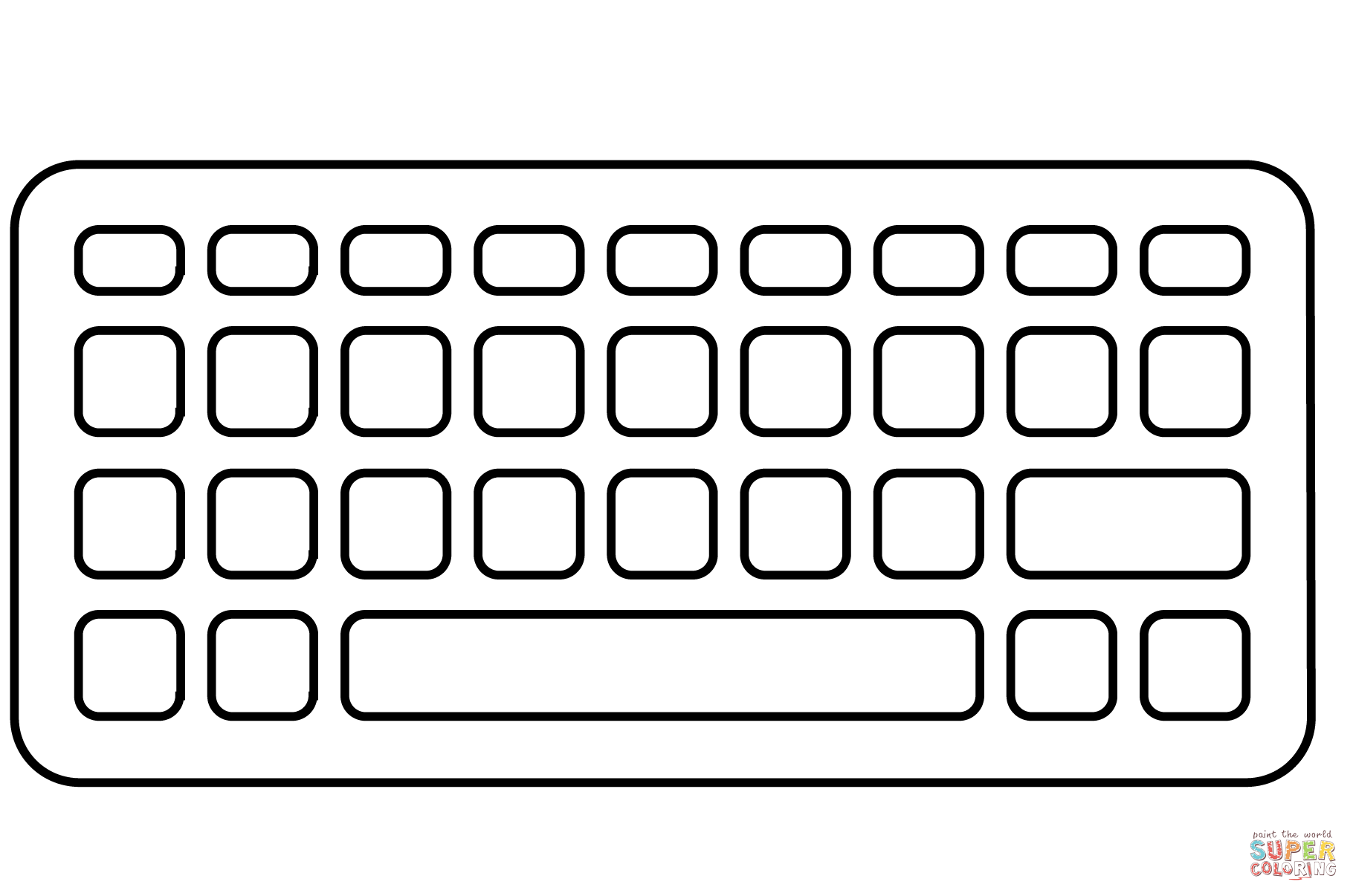 Dibujo de emojis de teclado para colorear | Dibujos para colorear imprimir  gratis