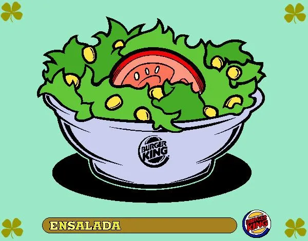 Dibujo de Ensalada Burger King pintado por Nigthmar en Dibujos.net ...