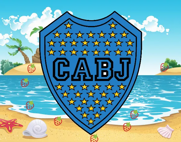 Dibujo de Escudo del Boca Juniors pintado por en Dibujos.net el ... Dibujo de Escudo del Boca Juniors pintado por en Dibujos.net el ...