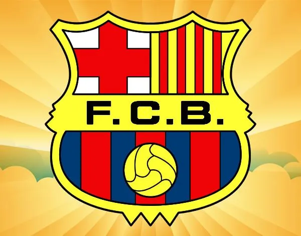 Dibujo de Escudo del F.C. Barcelona pintado por Diablito en ...