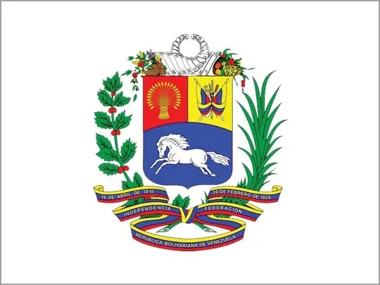 Dibujo para colorear del escudo nacional de venezuela - Imagui