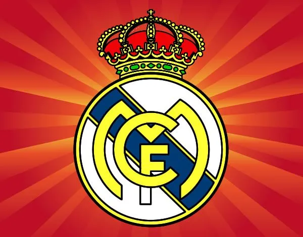 Dibujo de Escudo del Real Madrid C.F. pintado por Laurapx7 en ...