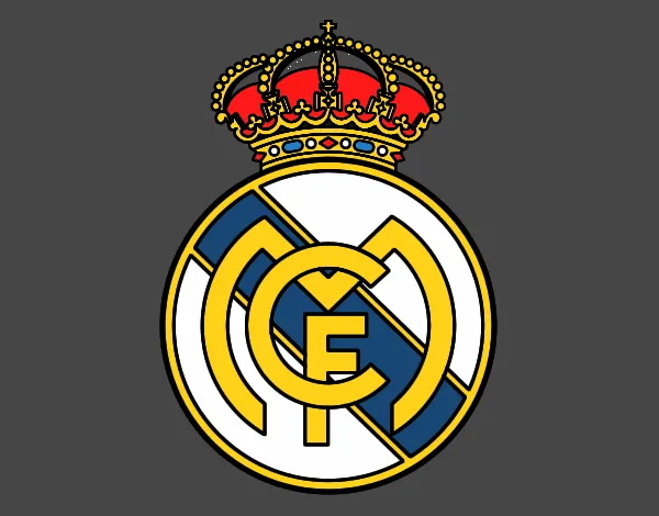 Dibujo de Escudo del Real Madrid C.F. pintado por en Dibujos.net ...