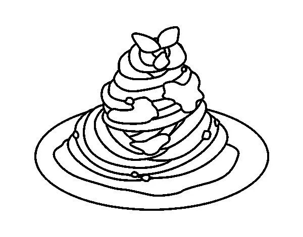 Dibujo de Espaguetis a la boloñesa para Colorear - Dibujos.net