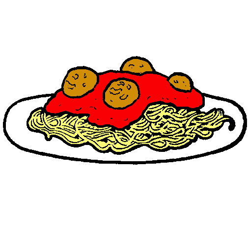 Dibujo de Espaguetis con carne pintado por Popalba en Dibujos.net ...