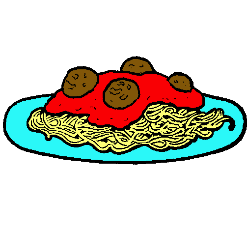 Dibujo de Espaguetis con carne pintado por Spaghetti en Dibujos ...