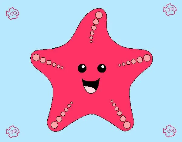 Dibujo de estrella de mar pintado por Andreab1 en Dibujos.net el ...