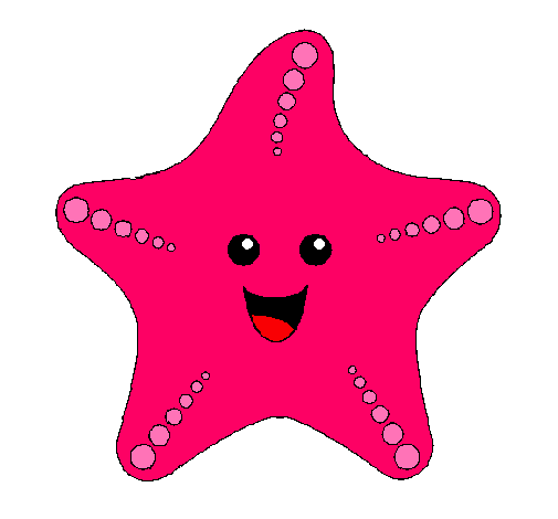 Dibujos de estrellas de mar a color - Imagui