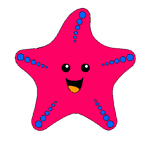 Dibujo de Estrella de mar pintado por Infantil en Dibujos.net el ...
