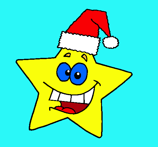 Dibujo de estrella de navidad pintado por Modelo en Dibujos.net el ...