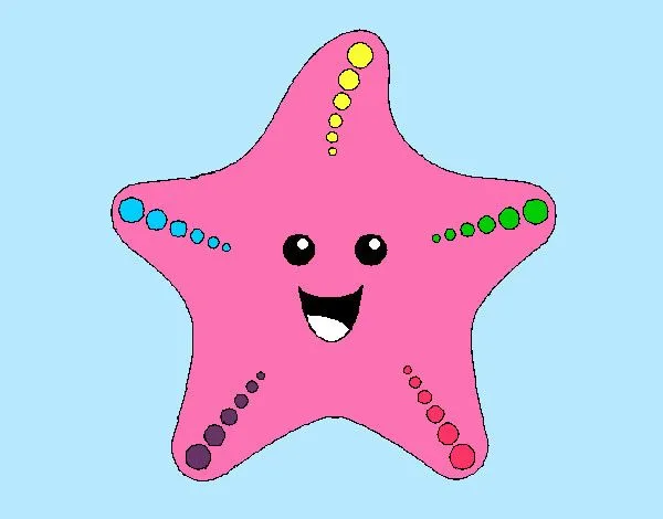 Dibujo de Estrellas de Mar pintado por Evita123 en Dibujos.net el ...