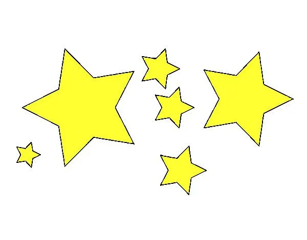 Dibujo de 6 estrellas pintado por Cotirras en Dibujos.net el día ...