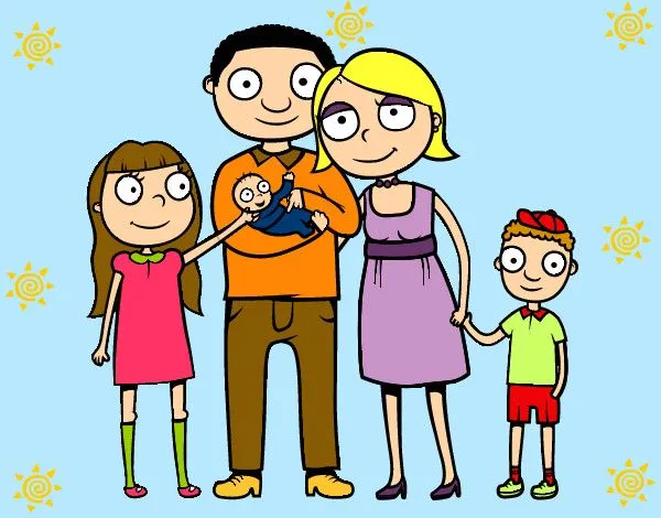Dibujo de la familia unida pintado por Myryan en Dibujos.net el ...