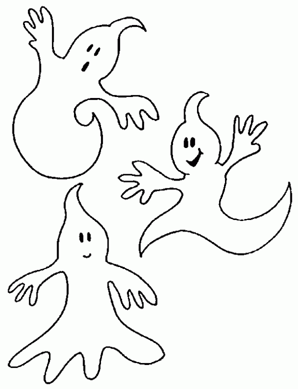 Dibujo de Fantasmas para colorear. Dibujos infantiles de Fantasmas ...
