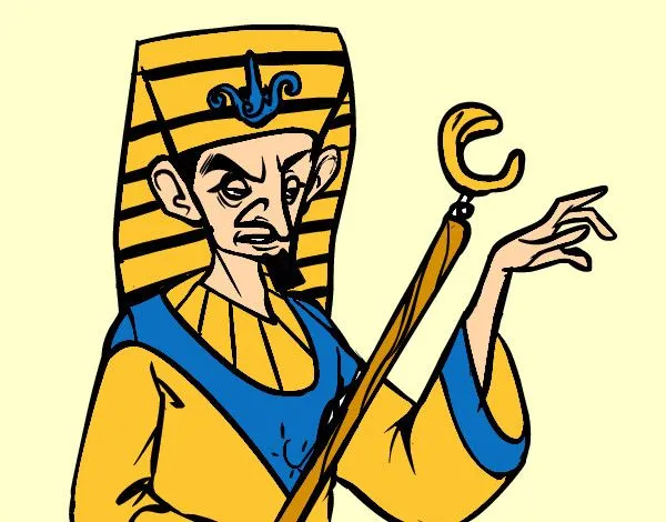 Dibujo de Faraón enfadado pintado por Federicci en Dibujos.net el ...