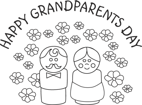Dibujo de Feliz Día De Los Abuelos para colorear | Dibujos para ...