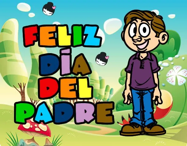 Dibujo de Feliz día del padre pintado por Chole34 en Dibujos.net ...