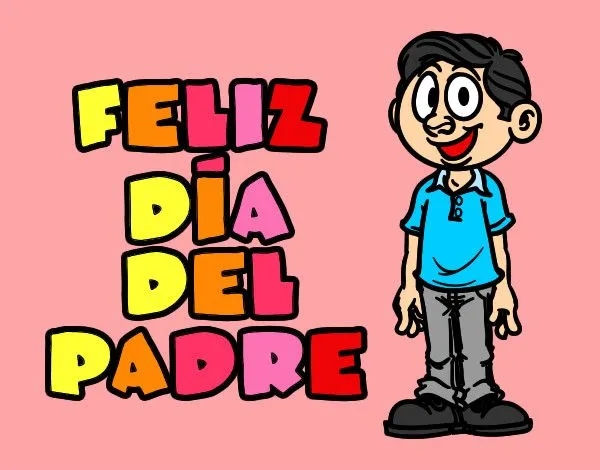 Dibujo de Feliz día del padre pintado por Emmaros en Dibujos.net ...