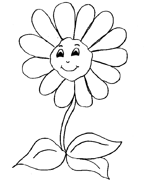 Dibujo De Flor | Dibujos para Colorear