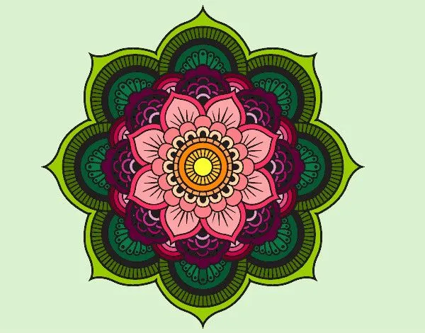 Dibujo de flor de loto pintado por Elisaseya en Dibujos.net el día ...
