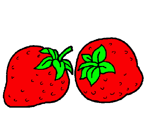 Dibujo de fresas pintado por Fresa en Dibujos.net el día 14-11-10 ...