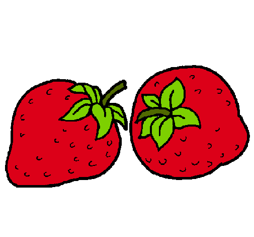 Dibujo de fresas pintado por Fruta en Dibujos.net el día 02-02-12 ...