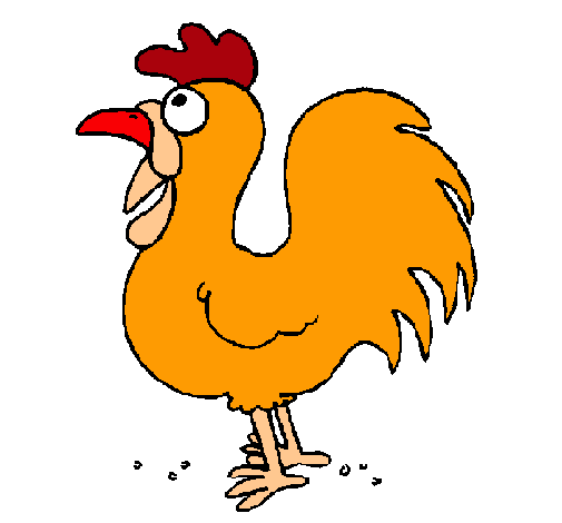 Dibujo de Gallo de granja pintado por Gallo en Dibujos.net el día ...