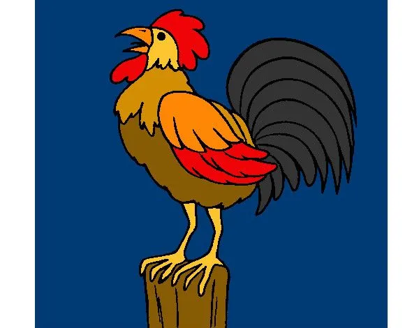 Dibujo de gallo de pelea pintado por Tanias17 en Dibujos.net el ...