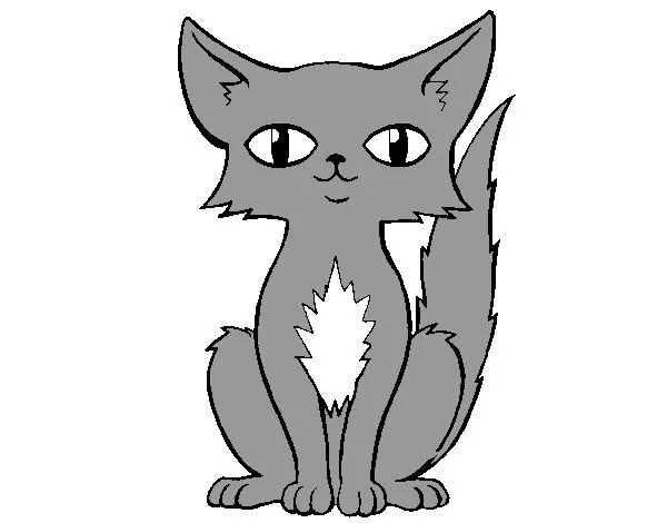 Dibujo de Gato Persa Sentado pintado por Nikaty en Dibujos.net el ...